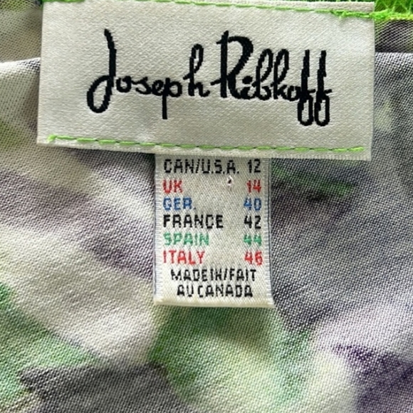 Joseph Ribkoff faux wrap dress - Picture 5 of 6